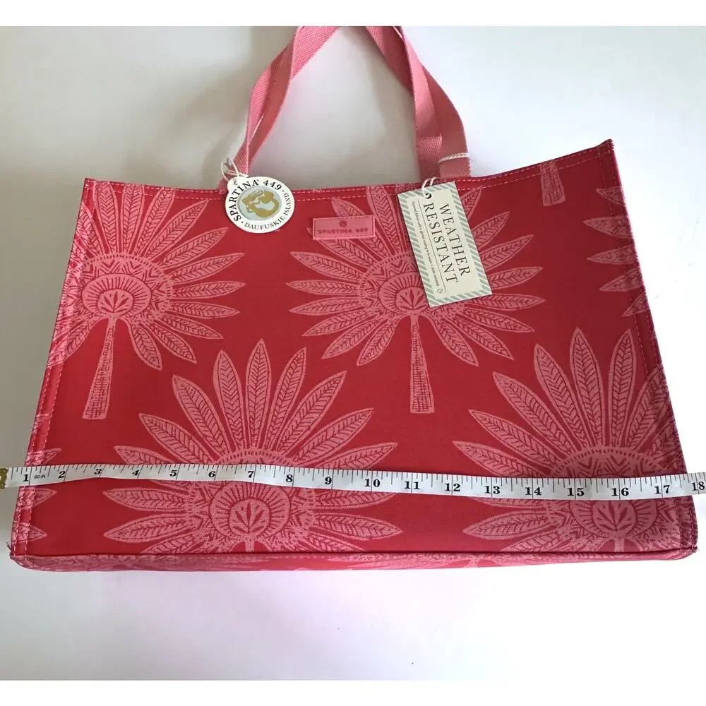 Spartina 449 NEW Market Tote Bag Daufuskie Island Palmetto Frond Handbag Purse